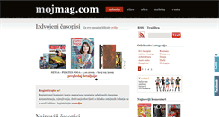 Desktop Screenshot of mojmag.com